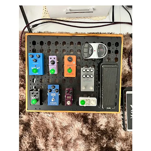 André Giordani pedalboard. Continuum