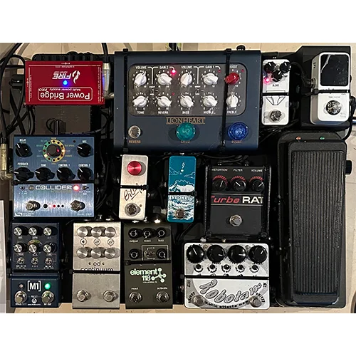 Pedalboard Billy Brandão - Continuum, 118 Fuzz, Palindromini
