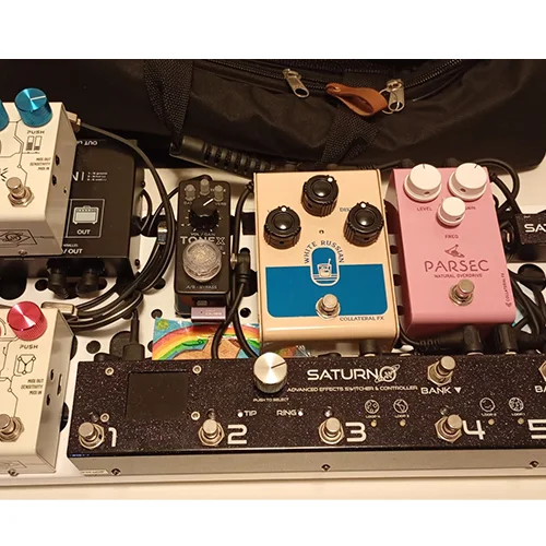 Pedalboard Leandro Alexandrino - White Russian, Parsec
